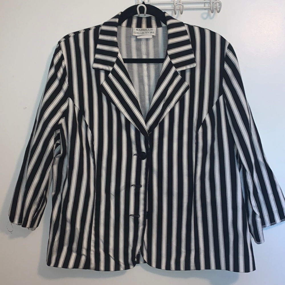 Striped blazer